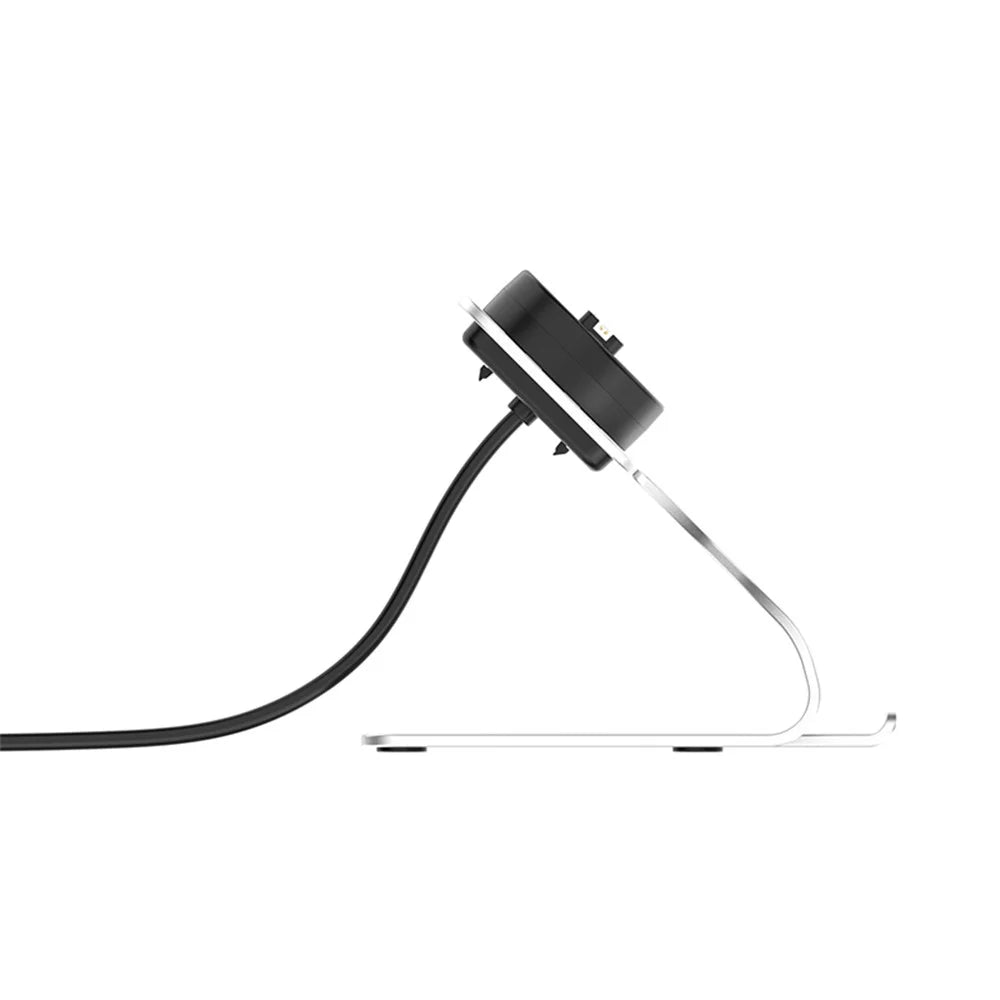 Metal Bracket Charger Charging Stand Dock for Garmin Fenix 7/Fenix 7S/Fenix 7X/Forerunner 55/945 LTE/Venu2/Venu 2S Smart Watch - Silver - 4
