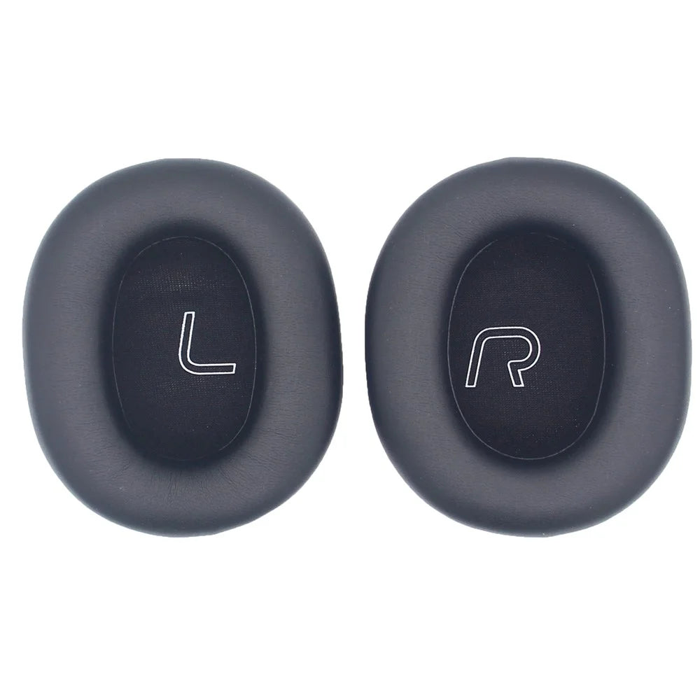 JZF-529 1 Pair for Edifier W860NB Pro / W860 Pro Headphone Earpads Replacement Cushions - Protein Leather / Black - 1