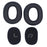 JZF-529 1 Pair for Edifier W860NB Pro / W860 Pro Headphone Earpads Replacement Cushions - Protein Leather / Black - 2