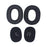 JZF-529 1 Pair for Edifier W860NB Pro / W860 Pro Headphone Earpads Replacement Cushions - Protein Leather / Black - 3