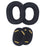 JZF-529 1 Pair for Edifier W860NB Pro / W860 Pro Headphone Earpads Replacement Cushions - Protein Leather / Black - 7
