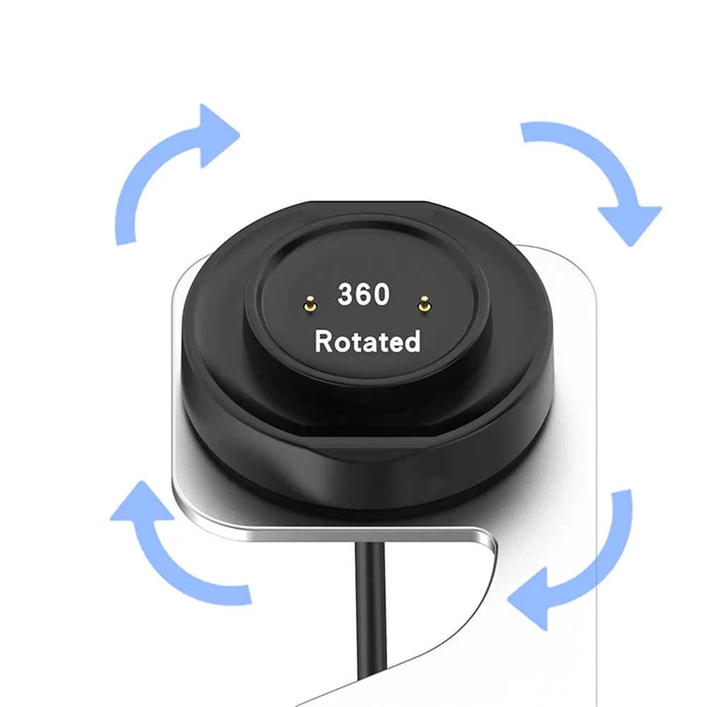 Aluminum Alloy Bracket Charging Dock Smart Watch Charger for Huami Amazfit GTS 2 Mini / Bip 3 / GTR Mini (A2174) - Silver - 5