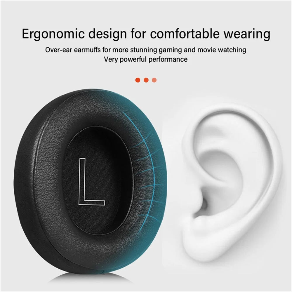 For Xbox Series X / S Replacement Ear Pads Protein Leather Headset Cushions - 3