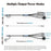 100W Metal Shell Braided Charging Cable Wireless Charger For Computer  /  Phone  /  Watch  /  Earbuds USB-C Output Cable - Dual Type-C (U33) - 3