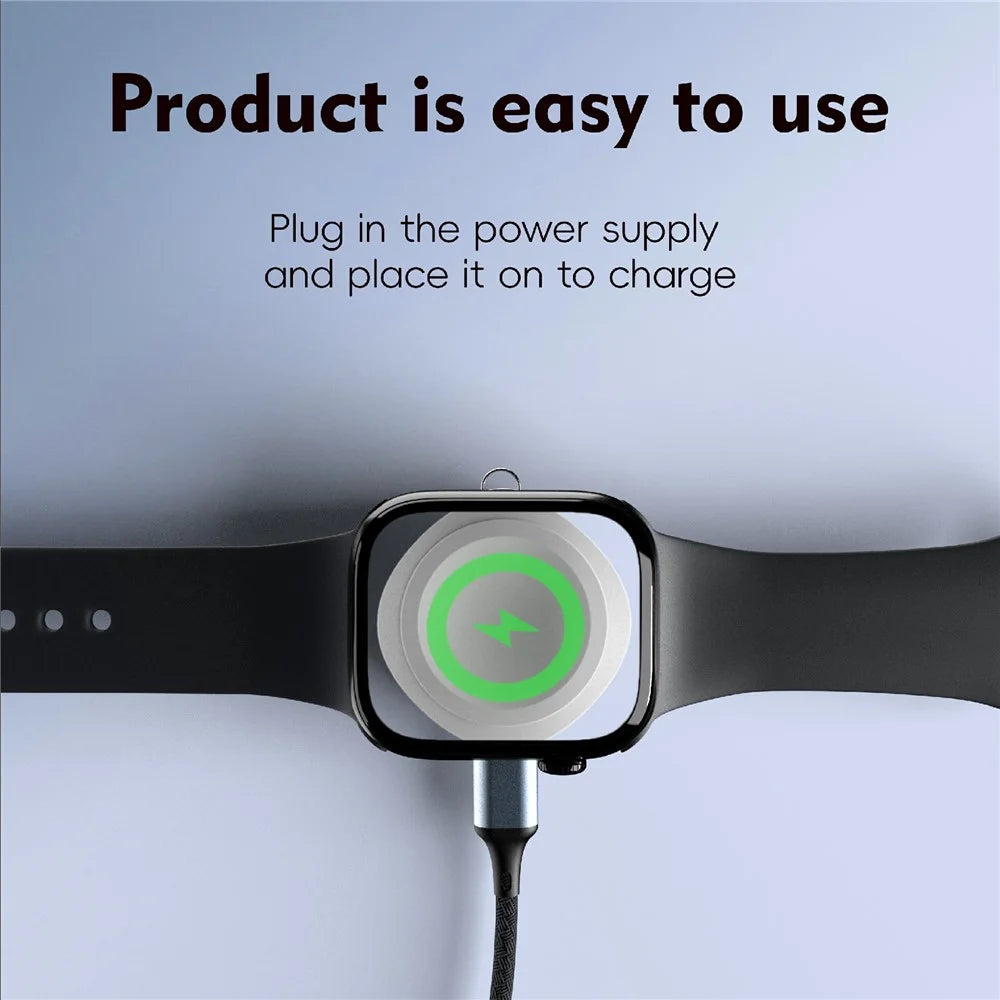 U30 Wireless Charger for Apple Watch  /  AirPods  /  Samsung Galaxy Watch  /  Google Pixel Watch Magnetic Charging Adapter - 6