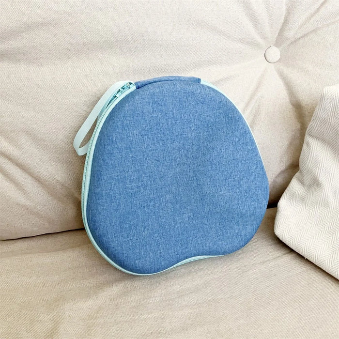 For Audio-Technica SR30BT Headphone Case EVA Cartoon Storage Bag Over-Ear Headset Shockproof Protective Case - Blue - 2