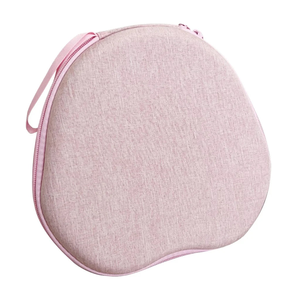 For Bingle B616 Headphone Case EVA Cartoon Storage Bag Over-Ear Headset Shockproof Protective Case - Pink - 1