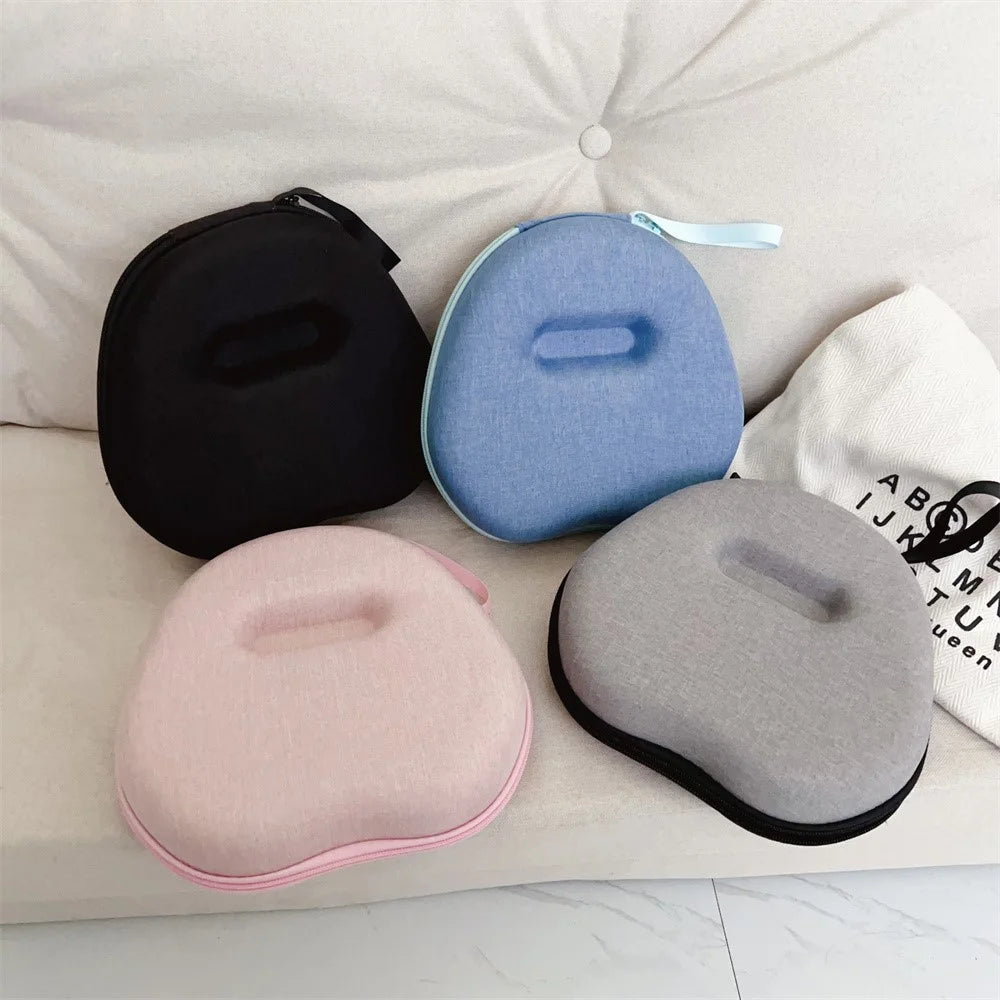 For Cleer Alpha Headphone Case EVA Cartoon Storage Bag Over-Ear Headset Shockproof Protective Case - Black - 7
