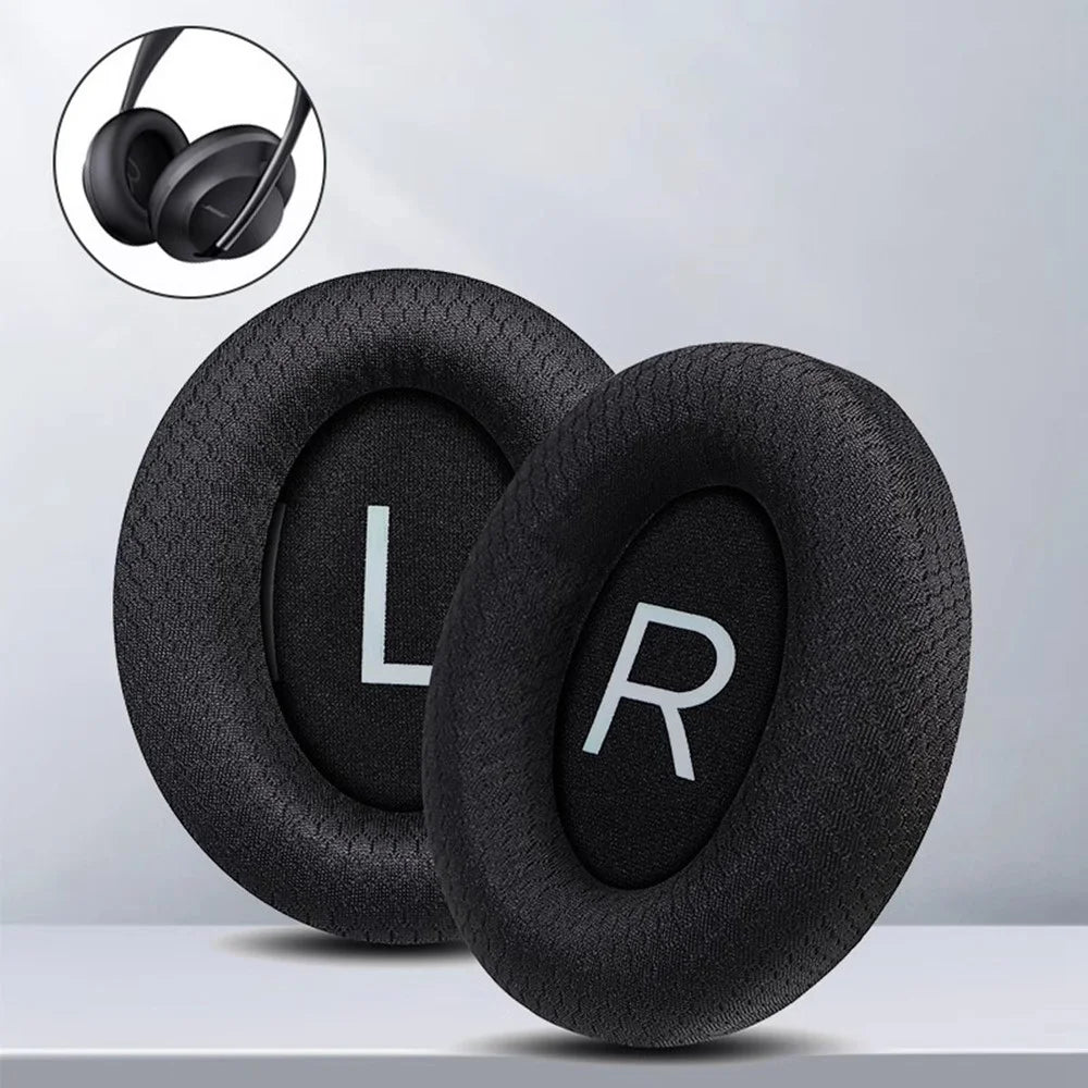 For Bose NC700 Replacement Ear Pads Headset Breathable Mesh Sponge Covers - Black - 3