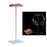 JD061 Headphone Stand Aluminum Holder Wood Top Headphone Stand Hanger - Walnut/White - 1