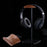 JD061 Headphone Stand Aluminum Holder Wood Top Headphone Stand Hanger - Walnut/White - 5