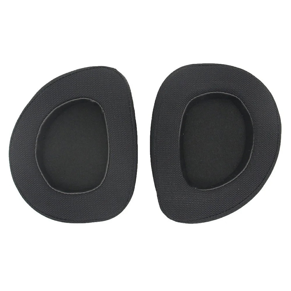 1 Pair JZF-351 Replacement Earpads Headphone Ear Cover for Asus ROG Delta Aura Sync USB-C Gaming Headset - Black - 1