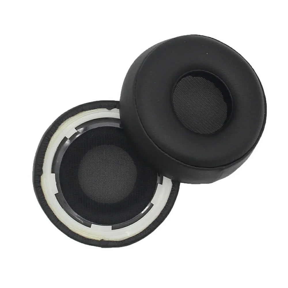 1 Pair JZF-342 for Sony WH-H800 Earphone Cover Protein Leather Earmuff - Black - 2
