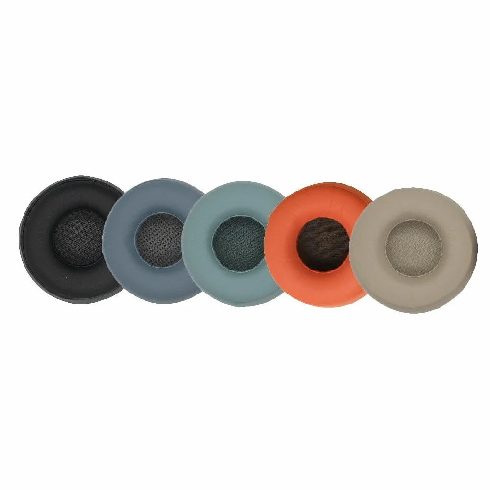1 Pair JZF-342 for Sony WH-H800 Earphone Cover Protein Leather Earmuff - Black - 7