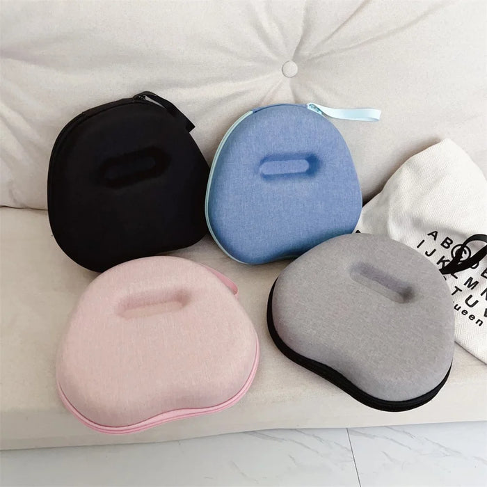 For Salar V38 Headphone Case EVA Cartoon Storage Bag Over-Ear Headset Shockproof Protective Case - Black - 7