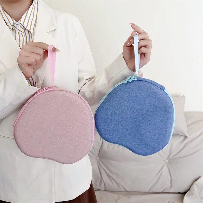For RIWBOX ANC 7 Stereo Headphones Case EVA Cartoon Storage Bag Over-Ear Headset Shockproof Protective Case - Black - 5