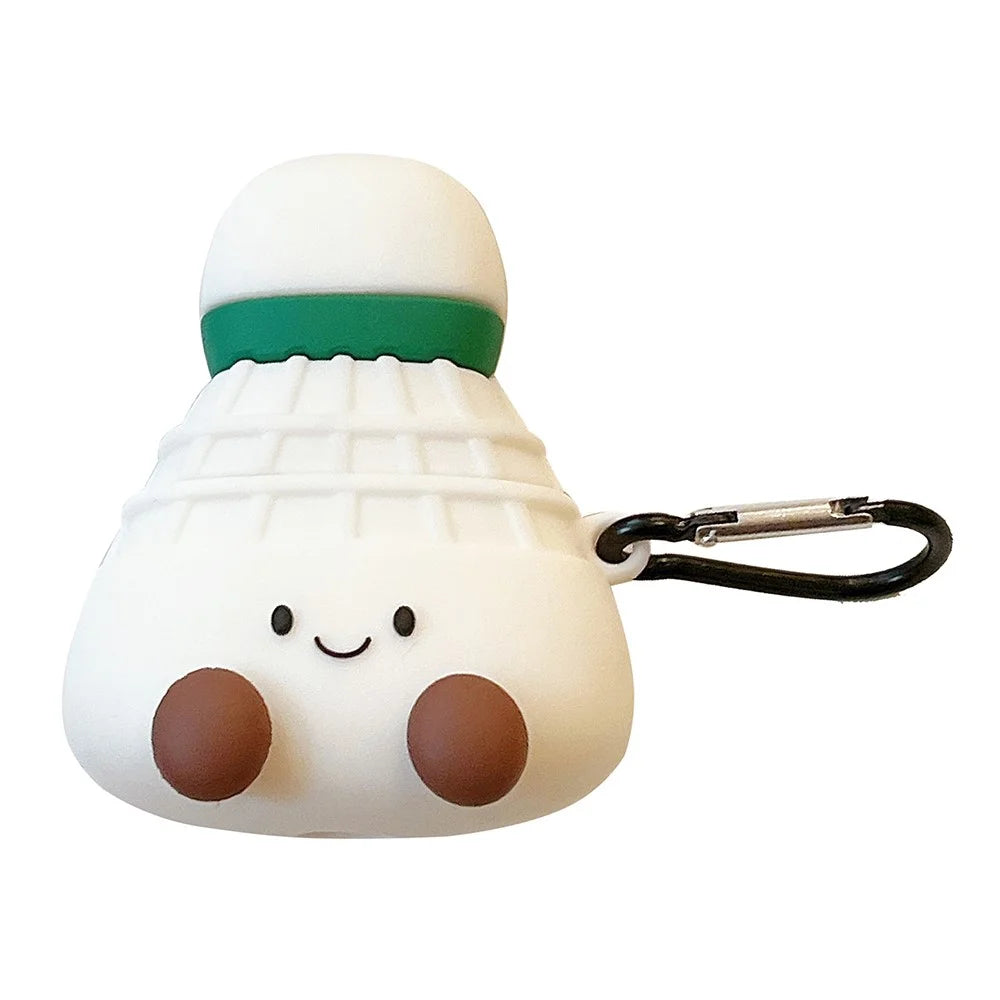 Earphone Case for Apple AirPods with Wireless Charging Case (2019)  /  AirPods with Charging Case (2019)  /  (2016) Badminton Shape - 1