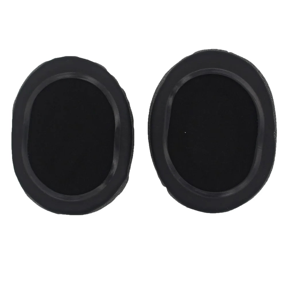 JZF-544 1Pair For Brainwavz HM5 Headset Earpads Replacement Oval  Linen Fabric Ear Cushions Headphone Protective Cover 110 x 90mm - 3