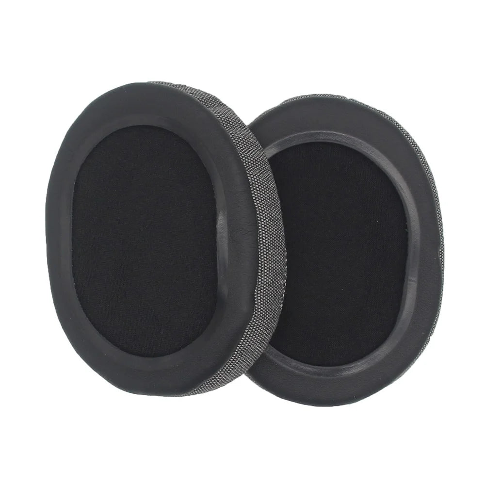 JZF-544 1Pair For Brainwavz HM5 Headset Earpads Replacement Oval  Linen Fabric Ear Cushions Headphone Protective Cover 110 x 90mm - 4