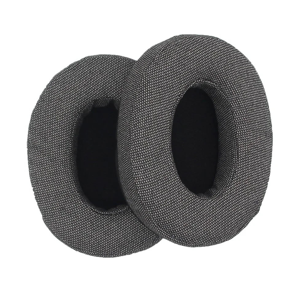 JZF-544 1Pair For Brainwavz HM5 Headset Earpads Replacement Oval  Linen Fabric Ear Cushions Headphone Protective Cover 110 x 90mm - 6