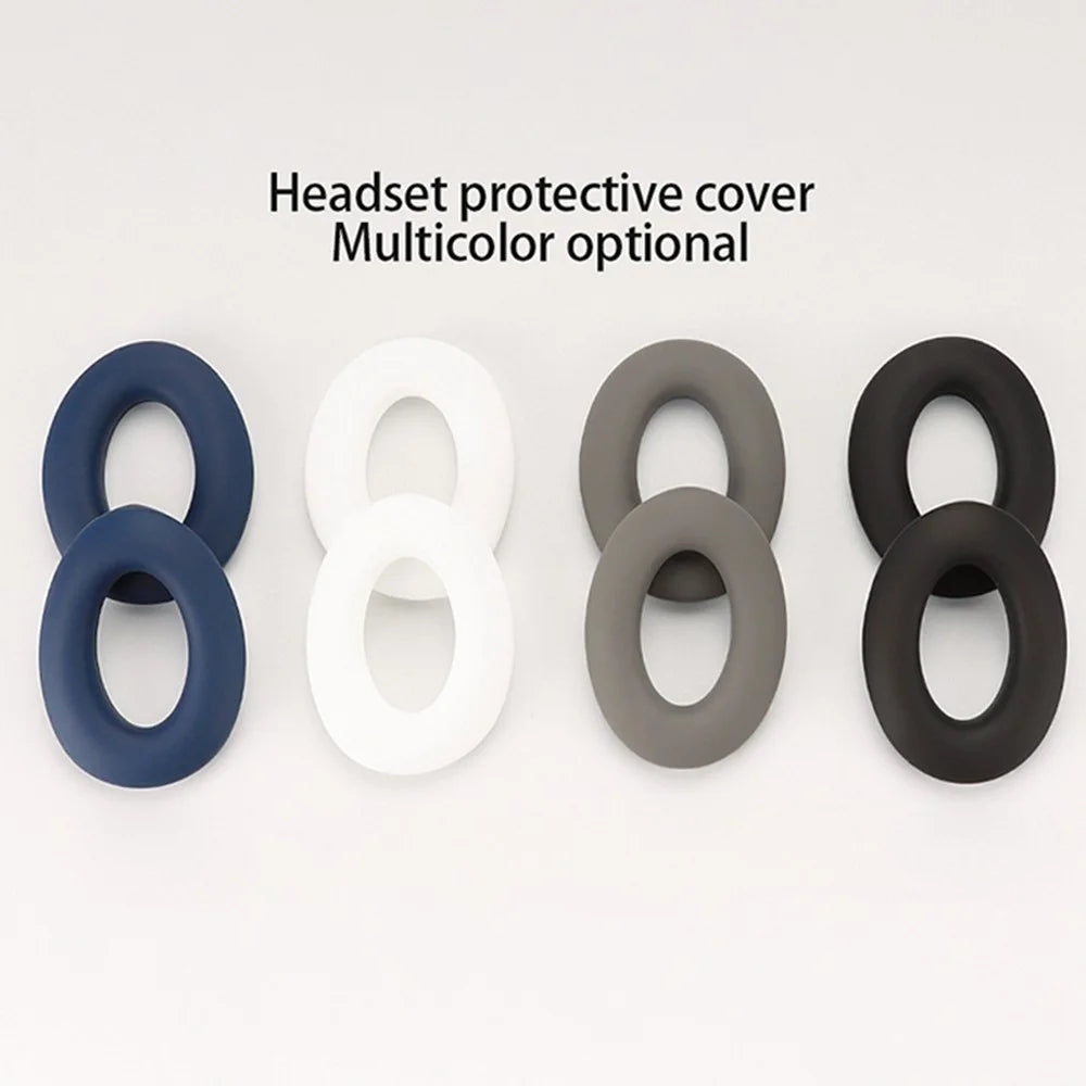 JZF-535 Headphones Protective Case For Bose QuietComfort 45  /  35  /  25  /  15 Silicone Cover Earcups Earphone Accessories - Dark Blue - 5
