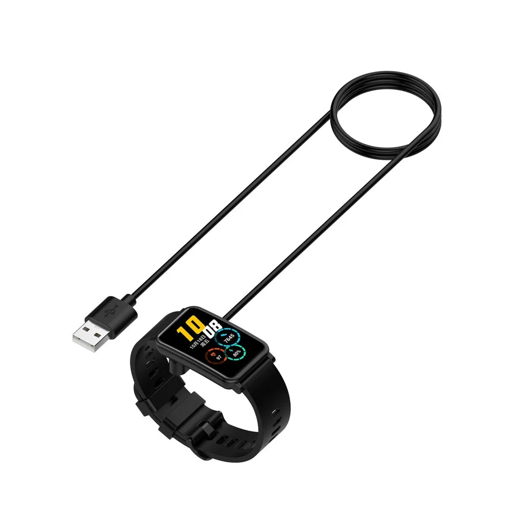 For Huawei Band 10 / Honor Choice ROSSINI 2i Universal Charging Cable USB Interface Watch Charger - Black - 3