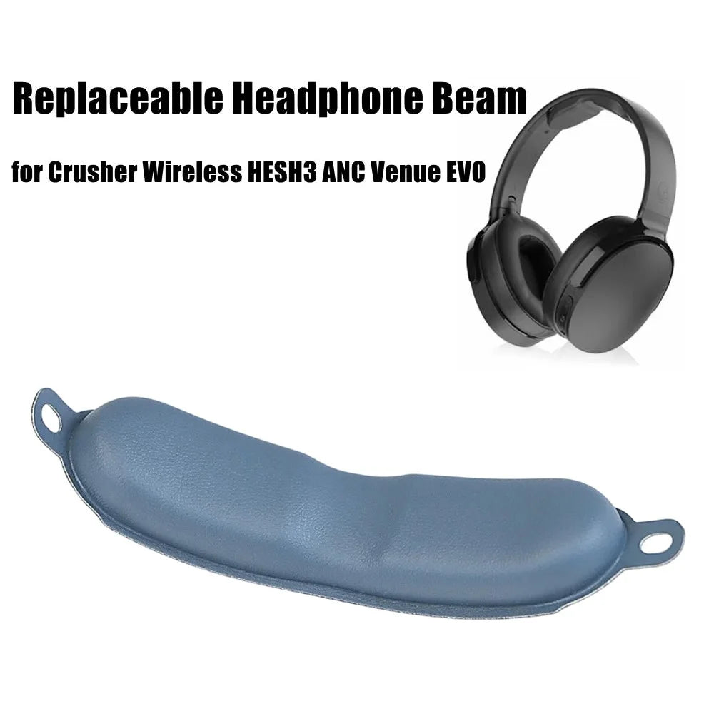 For Skullcandy Crusher 3.0 / Hesh 3 Wireless Headphone Head Beam Replacement Headband Cushion - Navy Blue - 3