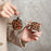 For AirPods 4 Protective Case PC + TPU Leopard Earphone Cover with Mirror and Hook - White - 6