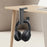 XWJ-EJJ01 Gaming Headset Holder for Computer Desk 360 Degree Rotatable Under Desk Storage Bracket - Black - 3