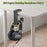 XWJ-EJJ01 Gaming Headset Holder for Computer Desk 360 Degree Rotatable Under Desk Storage Bracket - Black - 4