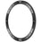 For Garmin Fenix 8 47mm AMOLED Version Metal Bezel Scratch Resistant Protective Ring - Black+White - 5