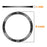For Garmin Fenix 8 51mm AMOLED Version Metal Bezel Scratch Resistant Protective Ring - Black+White - 6