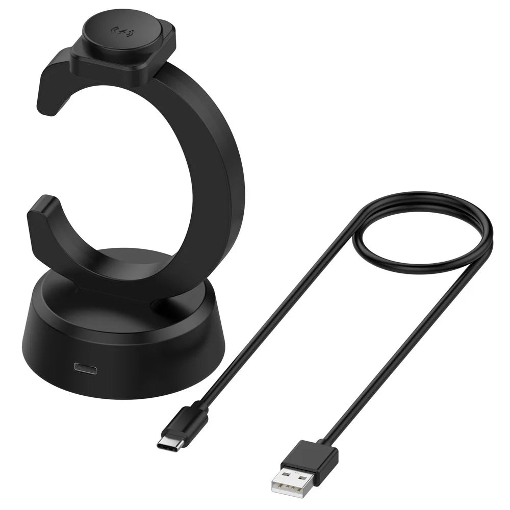 For Apple Watch Magnetic Charger Universal Charging Stand Portable C Shape Charging Dock - 1