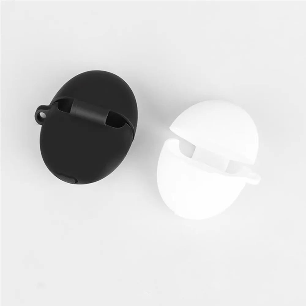 For Huawei FreeBuds 6 Silicone Case Wireless Earphones Protective Cover with Anti-Lost Buckle - Dark Blue - 7