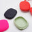 1 Pair Stripe Design Silicone Headphone Protective Case Cover for Airpods Max - Black - 7