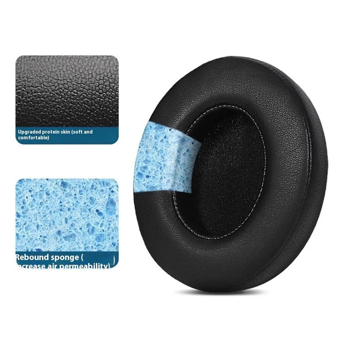1 Pair For iKF T1 Pro / T1 Replacement Earpads Wireless Bluetooth-Compatible Headphones Protein Leather Ear Cushions - 3