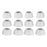 AHASTYLE PT168-B2 6 Pairs For Samsung Galaxy Buds2 Pro Silicone Ear Tips Replacement Earphone Caps, Size: S + M + L - White - 1