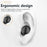 AHASTYLE PT168-B2 3 Pairs For Samsung Galaxy Buds2 Pro Silicone Ear Tips Replacement Earphone Caps, Size: S + M + L - Black - 2