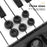 AHASTYLE PT168-B2 3 Pairs For Samsung Galaxy Buds2 Pro Silicone Ear Tips Replacement Earphone Caps, Size: S + M + L - Black - 3