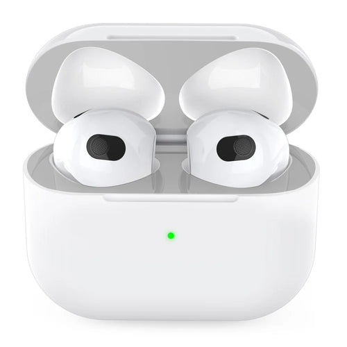 AHASTYLE PT68 2 PCS Metal Nickel Sticker For AirPods 4 , Ultra Thin Dust Guard Protective Film - Silver - 1