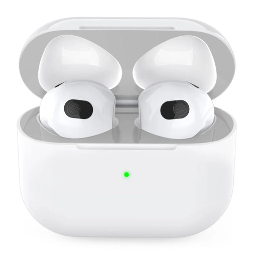 AHASTYLE PT68 2 PCS Metal Nickel Sticker For AirPods 4 , Ultra Thin Dust Guard Protective Film - Silver - 1