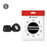 AHASTYLE WG168 1 Pairs For Samsung Galaxy Buds3 Pro Silicone Ear Tips Size S Bluetooth-Compatible Earbuds Caps - Black - 1