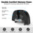 AHASTYLE WG168 3 Pairs For Samsung Galaxy Buds3 Pro Silicone Ear Tips Size M Bluetooth-Compatible Earbuds Caps - Black - 3