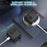 AHASTYLE WG167 For AirPods 4 Protective Case Integrated Safety Lock Switch Button Earphone Cover with Carabiner - Black - 4