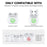 AHASTYLE WG167 For AirPods 4 Protective Case Integrated Safety Lock Switch Button Earphone Cover with Carabiner - Black - 6
