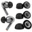 AHASTYLE WG173 3 Pairs Size L Silicone Eartips for Samsung Galaxy Buds3 Pro Bluetooth-Compatible Earbuds Replacement Tips - Black - 2