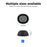 AHASTYLE WG173 3 Pairs Size L Silicone Eartips for Samsung Galaxy Buds3 Pro Bluetooth-Compatible Earbuds Replacement Tips - Black - 7