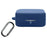 For Nothing CMF Buds 2a Silicone Case Wireless Earphones Protective Cover with Anti-Lost Buckle - Dark Blue - 1