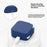 For Nothing CMF Buds 2a Silicone Case Wireless Earphones Protective Cover with Anti-Lost Buckle - Dark Blue - 7