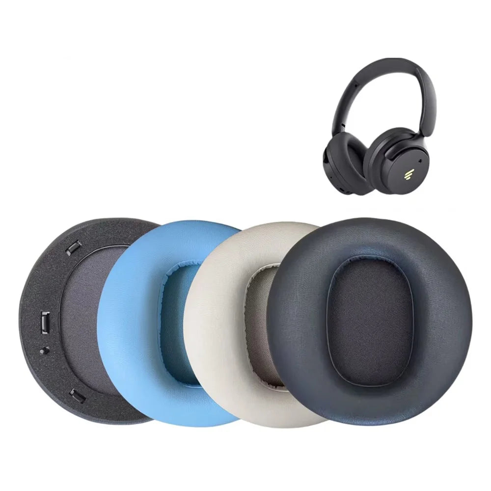 1 Pair for Edifier Fit900NB Replacement Ear Pads Noise Cancelling Over-Ear Headphones Cushions - Grey - 5